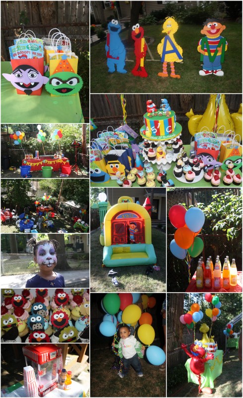 Liam's Sesame Street Themed Birthday Party
